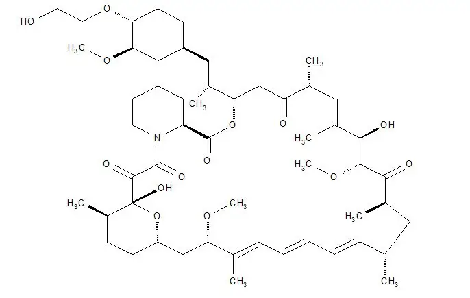 everolimus structural formula