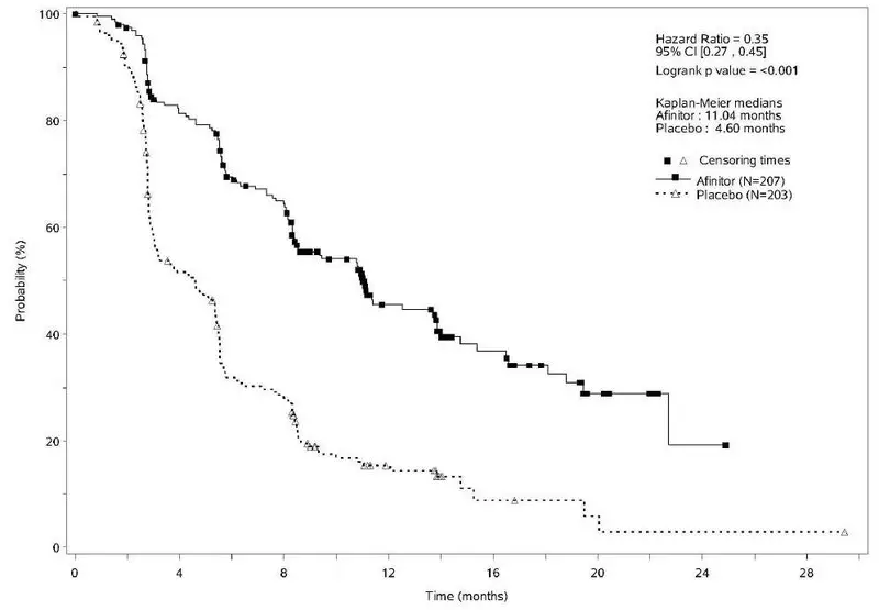 Figure 2:  Kaplan-Meier Investigator-Determined Progression-free Survival Curves