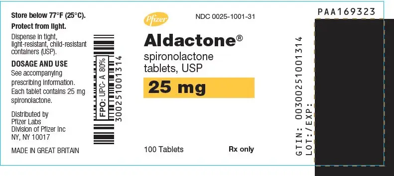 PRINCIPAL DISPLAY PANEL - 25 mg Tablet Bottle Label