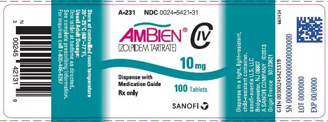 PRINCIPAL DISPLAY PANEL - 10 mg Tablet Bottle Label