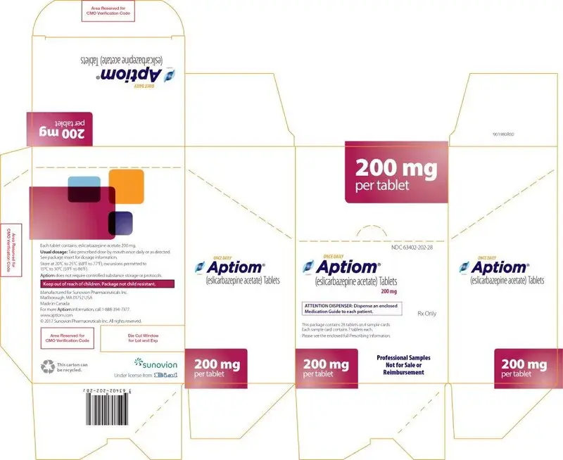 PRINCIPAL DISPLAY PANEL – 200 MG SAMPLE CARTON
