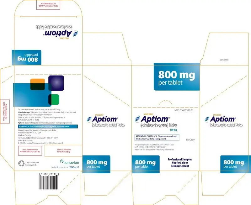 PRINCIPAL DISPLAY PANEL – 800 MG SAMPLE CARTON
