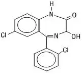 Ativan structural formula