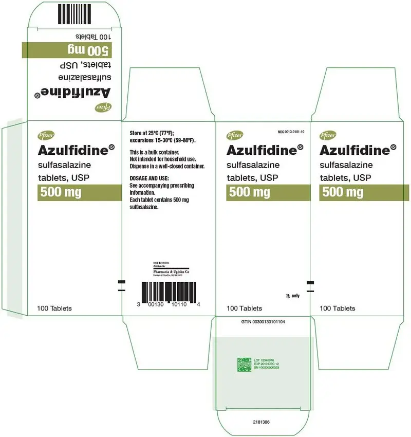 PRINCIPAL DISPLAY PANEL - 500 mg Tablet Bottle Carton - 0101-10