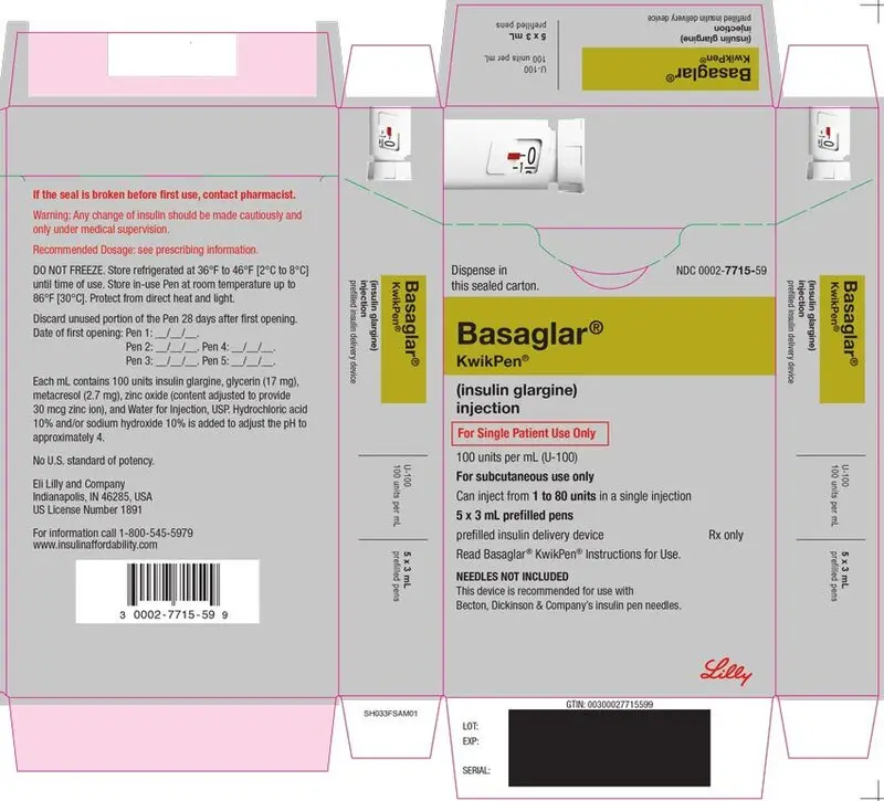 PACKAGE CARTON – BASAGLAR KwikPen
