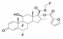 fluticasone furoate chemical structure