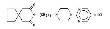 buspirone hydrochloride chemical structure