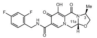 Cabotegravir chemical structure