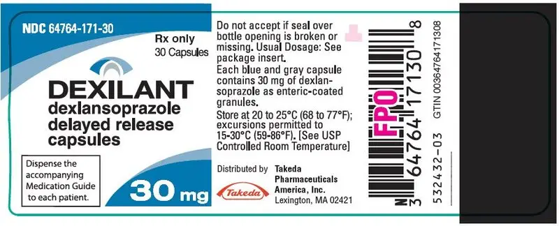 PRINCIPAL DISPLAY PANEL - 30 mg Capsule Bottle Label