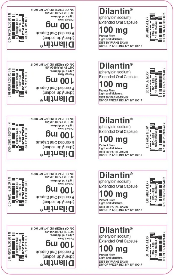 PRINCIPAL DISPLAY PANEL - 100 mg Capsule Blister Pack