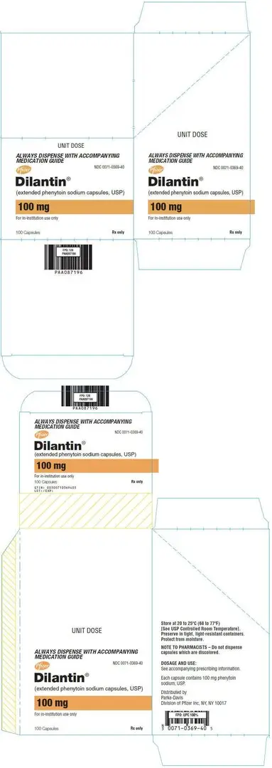 PRINCIPAL DISPLAY PANEL - 100 mg Capsule Blister Pack Carton