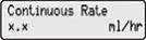 continuous rate screen