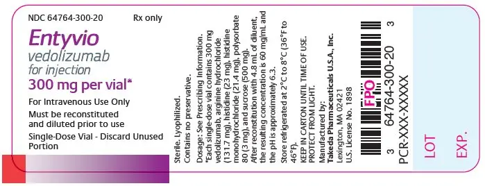 Principal Display Panel - 300 mg Vial Label