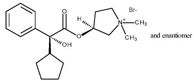 Glycopyrrolate Chemical Structure