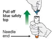 5. Slowly pull the plunger of the oral syringe to withdraw the dose of EPIDIOLEX needed. See Step 3 for how to measure the total dose of EPIDIOLEX.