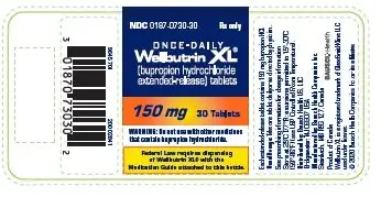 Wellbutrin 150mg label