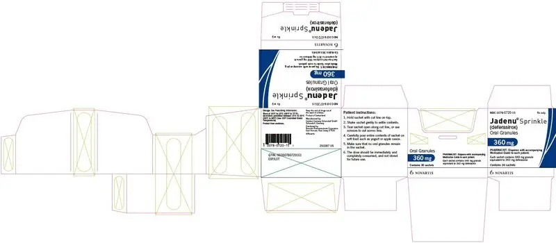 PRINCIPAL DISPLAY PANEL – PACKAGE LABEL – 360 MG Sprinkle