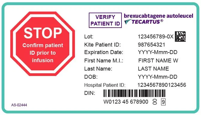 PRINCIPAL DISPLAY PANEL - 68 mL Cassette Label - Patient