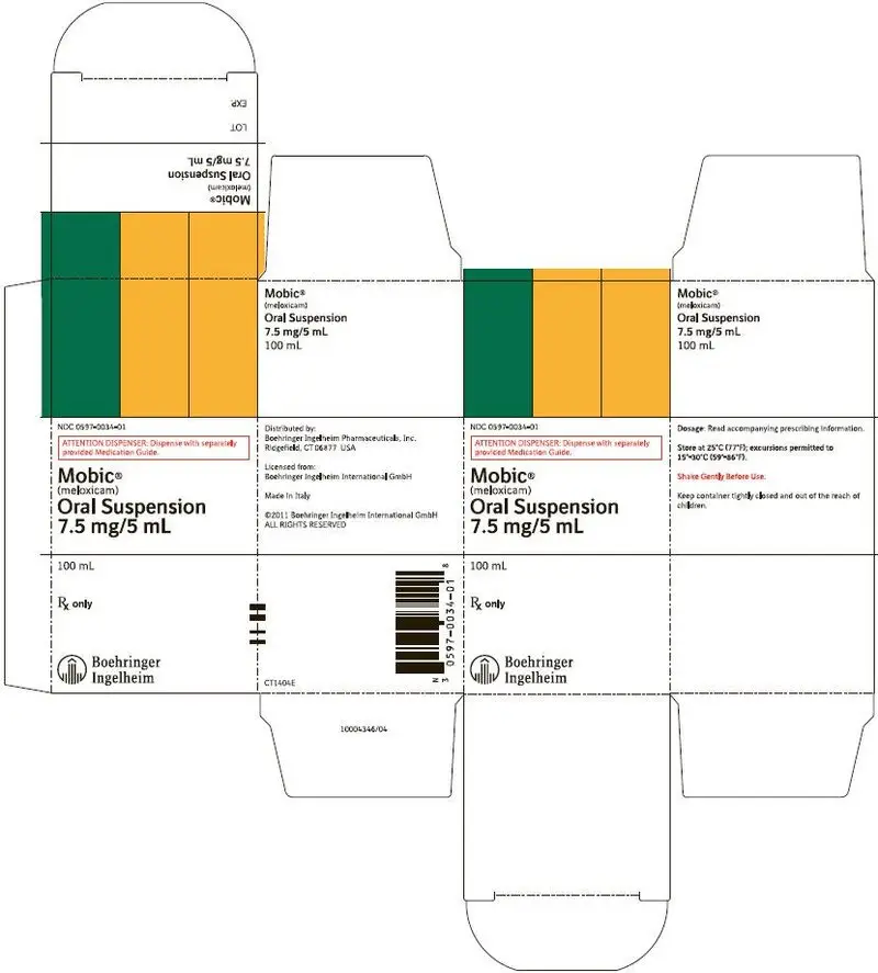 Mobic Oral Suspension Carton