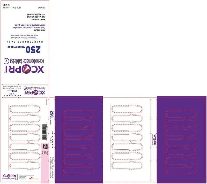 150 mg 28-count and 100 mg 28-count Maintenance Pack (Front)