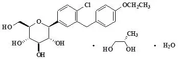 Dapagliflozin Chemical Structure