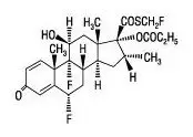 fluticasone propionate chemical structure