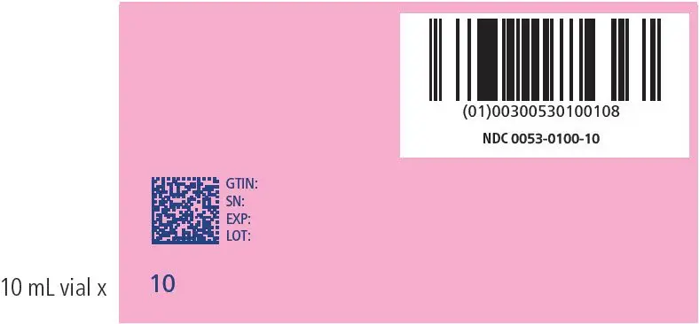 PRINCIPAL DISPLAY PANEL - NDC: 0053-0100-10_ 46-50 KG KIT VARIABLE LABEL