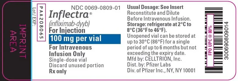 PRINCIPAL DISPLAY PANEL - 100 mg Vial Label