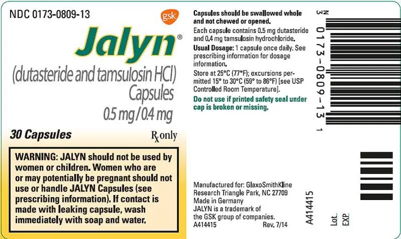 Jalyn 30 count label