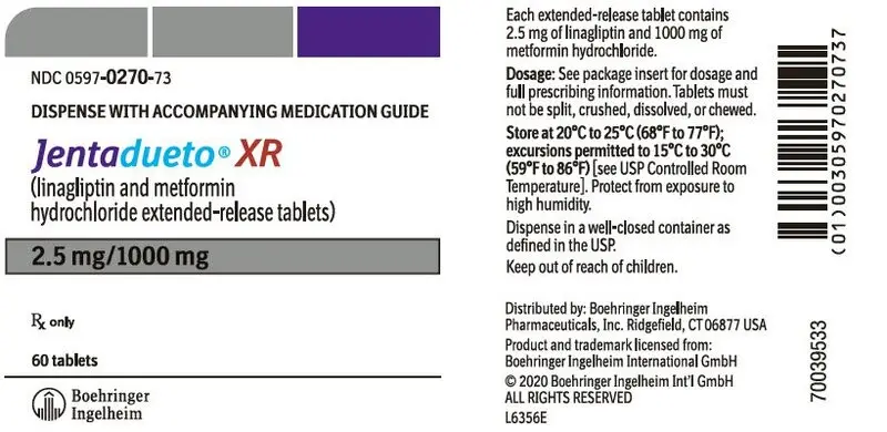 PRINCIPAL DISPLAY PANEL - 2.5 mg/850 mg Tablet Bottle Label