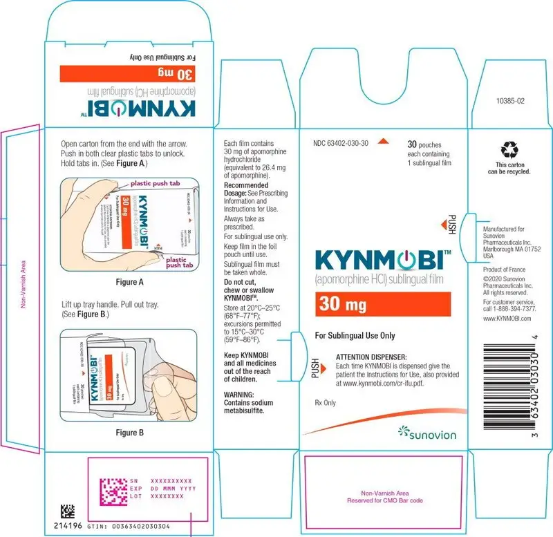 PRINCIPAL DISPLAY PANEL – TRADE CARTON – 30 mg
