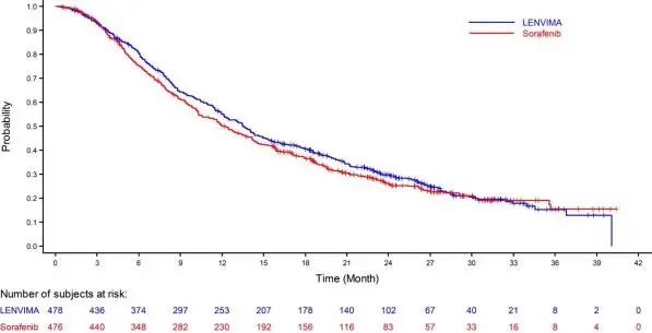 Figure 6: Kaplan-Meier Curves for Overall Survival in REFLECT 