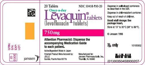 PRINCIPAL DISPLAY PANEL - 750 mg Tablet Bottle Label