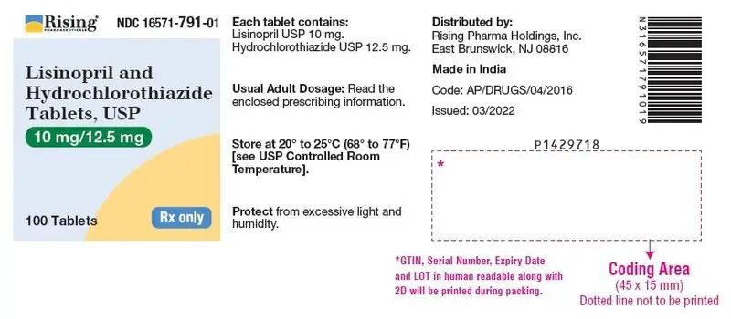 PACKAGE LABEL- PRINCIPAL DISPLAY PANEL - 10 mg/12.5 mg (30 Tablet Bottle)