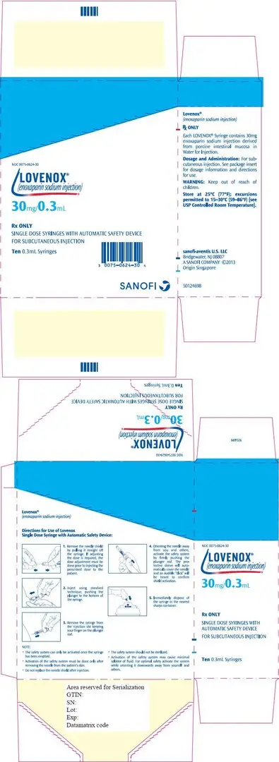 PRINCIPAL DISPLAY PANEL - 30 mg/0.3 mL Syringe Carton