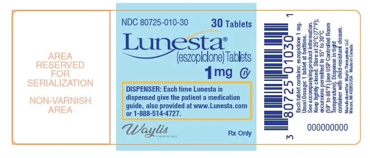 1 MG BOTTLE LABEL – PRINCIPAL DISPLAY PANEL – 1mg
