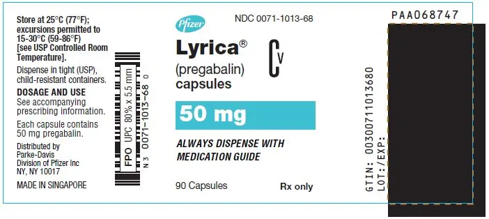 PRINCIPAL DISPLAY PANEL - 50 mg Capsule Bottle Label