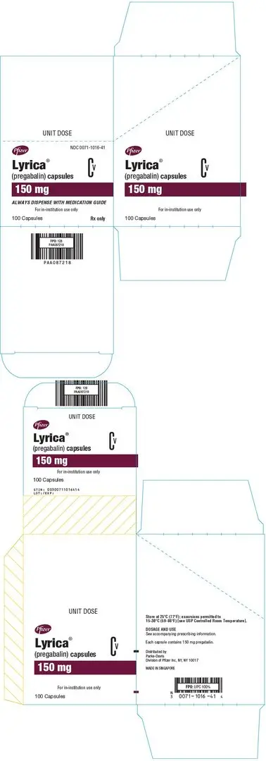 PRINCIPAL DISPLAY PANEL - 150 mg Capsule Blister Pack Carton