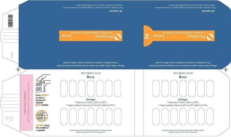 PRINCIPAL DISPLAY PANEL - 20 mg Blister Pack