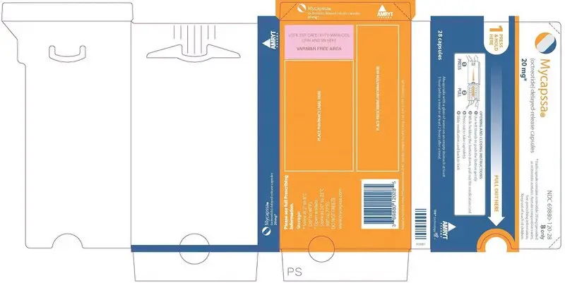 PRINCIPAL DISPLAY PANEL - 20 mg Blister Pack Dose Pack