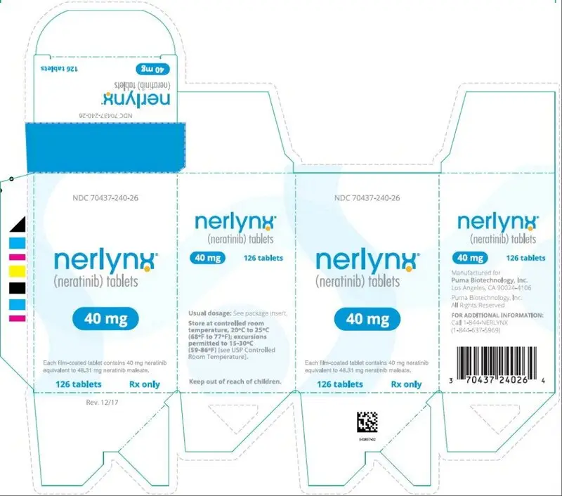 Principal Display Panel - Nerlynx 126 Tablets Carton Label