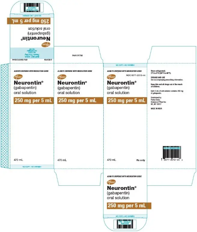 PRINCIPAL DISPLAY PANEL - 470 mL Bottle Carton - NDC 0071-2012-44