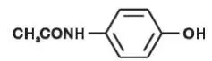 The following structural formula for Acetaminophen, 4’-hydroxyacetanilide, a slightly bitter, white, odorless, crystalline powder, is a non-opiate, non-salicylate analgesic and antipyretic.