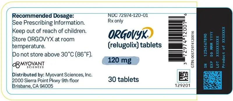 PRINCIPAL DISPLAY PANEL - 120 mg Tablet Bottle Label