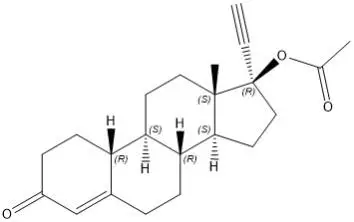 Norethindrona Acetate structure