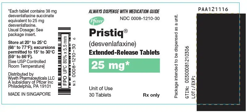 Principal Display Panel - 25 mg Tablet Bottle Label