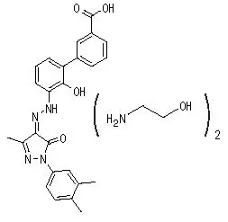 eltrombopag olamine chemical structure