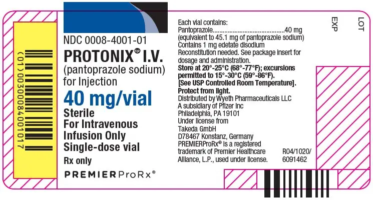 PRINCIPAL DISPLAY PANEL - 40 mg Vial Label