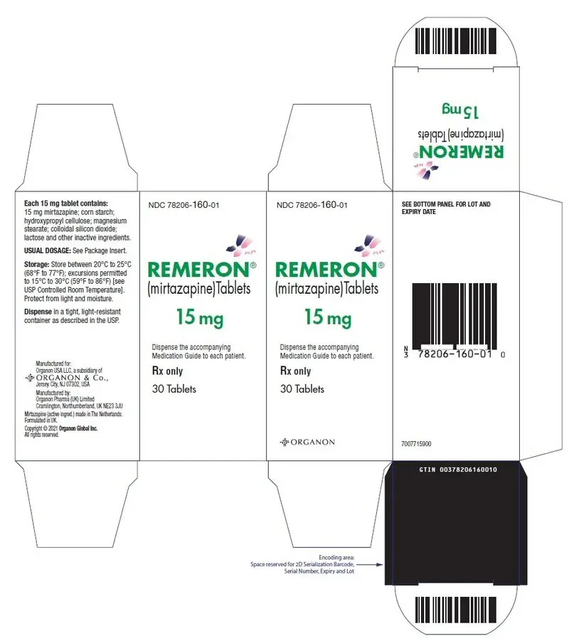 PRINCIPAL DISPLAY PANEL - 15 mg Tablet Bottle Carton