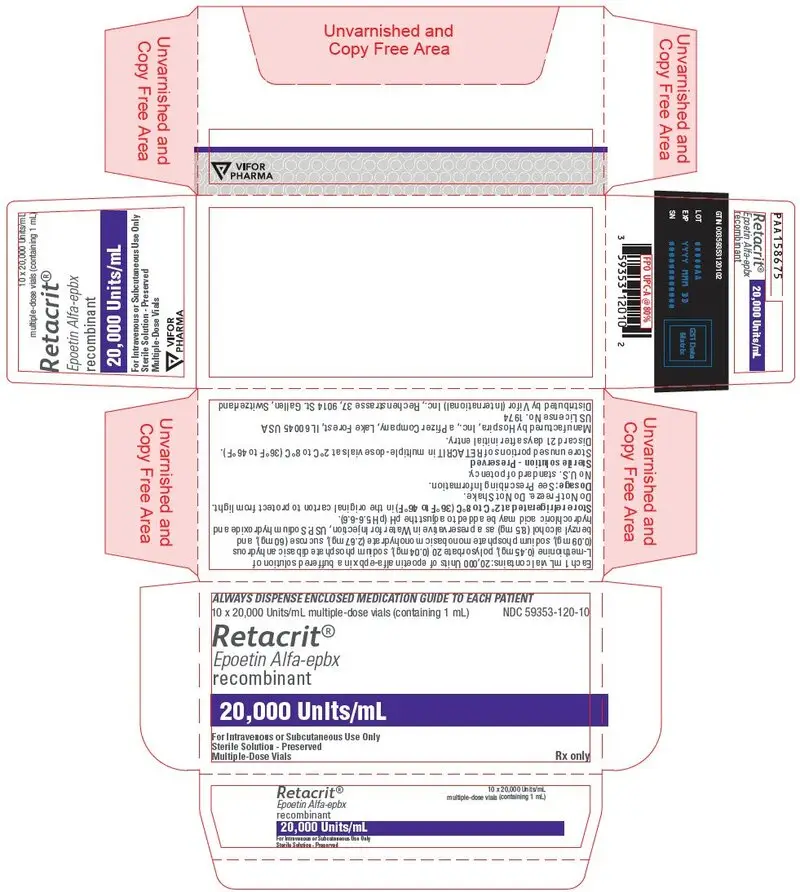 PRINCIPAL DISPLAY PANEL - 20,000 Units/mL Vial Carton